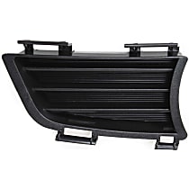 Front, Passenger Side, Outer, Lower Bumper Grille, Black, 4 Cyl., 1.8L Engine