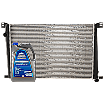 2-Piece Kit Radiator, 1.5L Engine, Aluminum Core, Plastic Tank, Includes (1) Coolant/Antifreeze and (1) Radiator