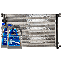 3-Piece Kit Radiator, 1.6L 4Cyl,  Includes (1) Radiator and (2) Coolant/Antifreeze