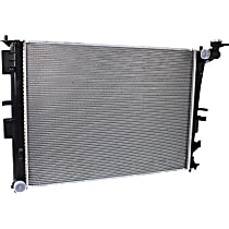 Radiator, 4 Cyl. 2.4L Engine, Aluminum Core, Plastic Tank, Hybrid Models, Without Engine Oil Cooler, Without Transmission Cooler
