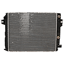 Radiator, 6.4L/6.7L Engines, Primary Unit, Automatic Transmission, All Cab Types, Aluminum Core, Plastic Tank