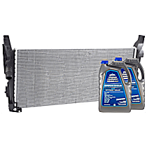 3-Piece Kit Radiator, 2-Door, 2.0L 4Cyl, Hatchback,  Includes (1) Radiator and (2) Coolant/Antifreeze