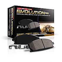 Powerstop Front Brake Pad Set, 2-Wheel Set, Z17 Evolution Plus Ceramic
