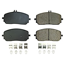 Front Ceramic Brake Pad Set, with Sport Package, Z17 Evolution Plus Ceramic