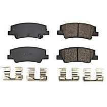 Rear Ceramic Brake Pad Set, Z17 Evolution Plus Ceramic