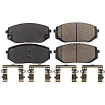 Front Ceramic Brake Pad Set, Z17 Evolution Plus Ceramic