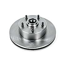 AR8200 Front, Driver or Passenger Side Brake Disc, Plain Surface, Vented, 5 Lugs Autospecialty By Powerstop
