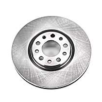Front, Driver or Passenger Side Brake Disc, Plain Surface, Vented, 5 Lugs, Altitude, 2.4L 4Cyl, Autospecialty By Powerstop
