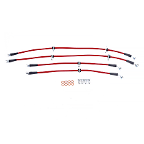 BH00060 Front and Rear Stainless-Steel Brake Hose Line Kit