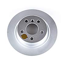 Rear, Driver or Passenger Side Brake Disc, Plain Surface, Solid, 5 Lugs, S ALL4, 2.0L 4Cyl, Evolution Geomet Coated High Carbon