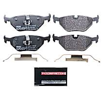 Rear Semi-Metallic Brake Pad Set, Euro-Stop