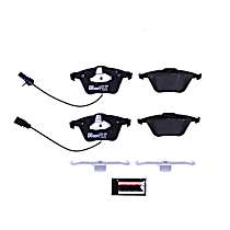 Front Semi-Metallic Brake Pad Set, With 320mm Rotors, Euro-Stop