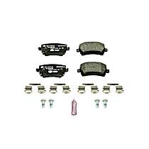 Rear Semi-Metallic Brake Pad Set, Euro-Stop