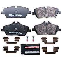 Front Semi-Metallic Brake Pad Set, Requires Wear Sensor, Euro-Stop
