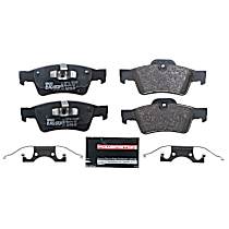 Rear Semi-Metallic Brake Pad Set, Requires Wear Sensor, Euro-Stop