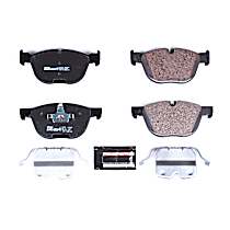 Front Semi-Metallic Brake Pad Set, Requires Wear Sensor, Euro-Stop