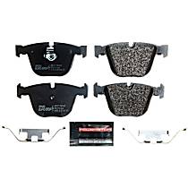 Rear Semi-Metallic Brake Pad Set, Requires Wear Sensor, Euro-Stop