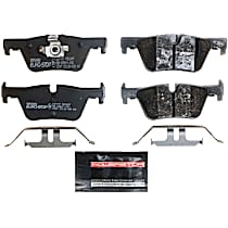 Rear Euro-Stop Semi-metallic Brake Pad Set