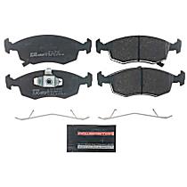 Front Semi-Metallic Brake Pad Set, Euro-Stop
