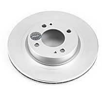 JBR1762EVC Front, Driver or Passenger Side Brake Disc, Plain Surface, Vented, 5 Lugs 251.46 mm Evolution Geomet Coated High Carbon