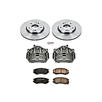 KCOE165C Front Brake Disc and Caliper Kit, Natural Caliper, Ceramic, 5 Lugs, Z17 OE Replacement