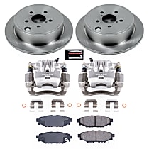 KCOE4631A Rear OE Stock Replacement Low-Dust Ceramic Brake Pad, Rotor and Caliper Kit