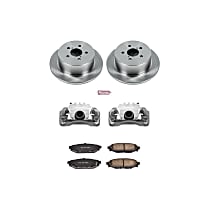KCOE4632A Rear OE Stock Replacement Low-Dust Ceramic Brake Pad, Rotor and Caliper Kit