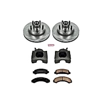 KCOE4791 Front OE Stock Replacement Low-Dust Ceramic Brake Pad, Rotor and Caliper Kit