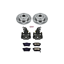 KCOE701 Rear OE Stock Replacement Low-Dust Ceramic Brake Pad, Rotor and Caliper Kit