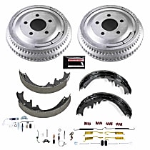 KOE15327DK Rear OE Stock Replacement Drum + Shoe Kit, Models With 10 in. Rear Drums