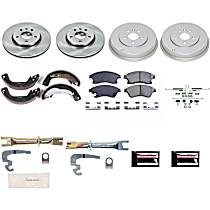 KOE15522DK Front and Rear Brake Disc And Drum Kit, 5 Lugs