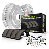 KOE8466 Front Brake Disc and Pad Kit, Plain Surface 5 Lugs 321 mm Ceramic Z17 OE Replacement
