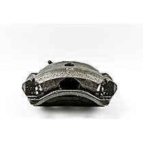 Front, Passenger Side Brake Caliper, With Casting# AD57 (Akebono), Autospecialty By Powerstop