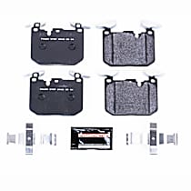 Carbon Fiber Metallic Brake Pad Set, Coupe, mfrbodycodename : E92, with 4 Piston Front Calipers, Requires Wear Sensor, Track Day