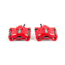 Front High-Heat Powder Coated Brake Calipers