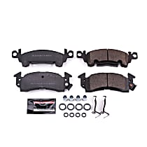 Z23-052 Front OR Rear Z23 Daily Carbon-Fiber Ceramic Brake Pads with Stainless-Steel Hardware Kit