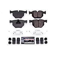 Rear Carbon Fiber Ceramic Brake Pad Set, Requires Wear Sensor, Z23 Evolution Sport Series