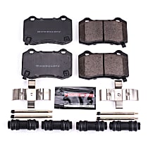 Z23-1053 Rear Z23 Daily Carbon-Fiber Ceramic Brake Pads with Stainless-Steel Hardware Kit