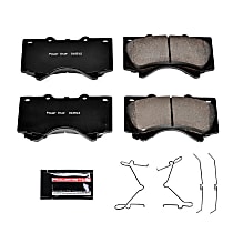 Z23-1303 Front Z23 Daily Carbon-Fiber Ceramic Brake Pads with Stainless-Steel Hardware Kit
