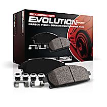 Front Carbon Fiber Ceramic Brake Pad Set, Z23 Evolution Sport Series