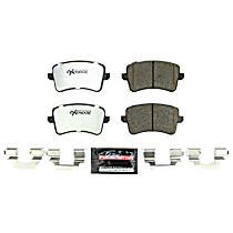 Rear Carbon Fiber Ceramic Brake Pad Set, Z26 Street Warrior Carbon-Fiber Ceramic Series