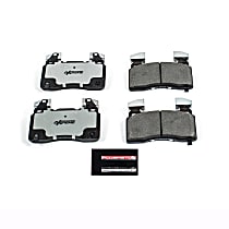 Z26-1474A Front Z26 Muscle Carbon-Fiber Ceramic Brake Pads with Stainless-Steel Hardware Kit