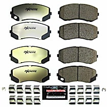 Z36-1265 Front or Rear 2-Wheel Set Carbon Fiber Ceramic Brake Pads, Z36 Extreme Truck And Tow