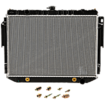 Radiator, 3.9L/5.2L/5.9L Engines, Aluminum Core, Plastic Tank