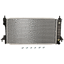 Radiator, 2.0L/3.0L/3.4L Engines, Aluminum Core, Plastic Tank