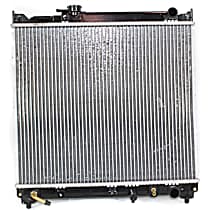 Radiator, 1.6L Engine, Aluminum Core, Plastic Tank