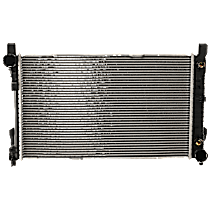 Radiator, 1.8L/2.5L/2.6L/3.0L/3.2L/3.5L/5.0L/5.5L Engines, Aluminum Core, Plastic Tank