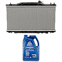 2-Piece Kit Radiator, Manual Transaxle, For Models With Standard Duty Cooling, 2.0L 4Cyl,  Includes (1) Coolant/Antifreeze and (1) Radiator