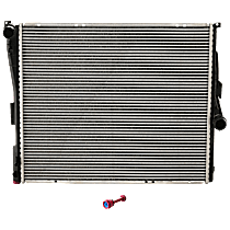 Radiator, 2.5L/3.0L Engines, Aluminum Core, Plastic Tank