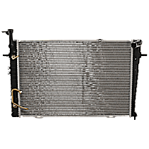 Radiator, 2.0L/2.7L Engines, Aluminum Core, Plastic Tank